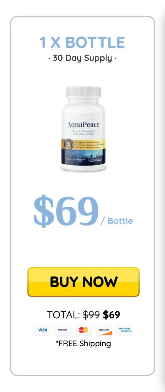 Buy AquaPeace 1 Bottle